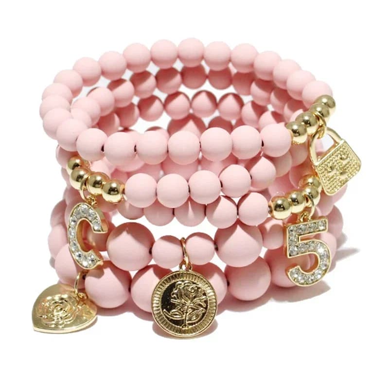 Bohemian Stretch Beaded Bracelets Set