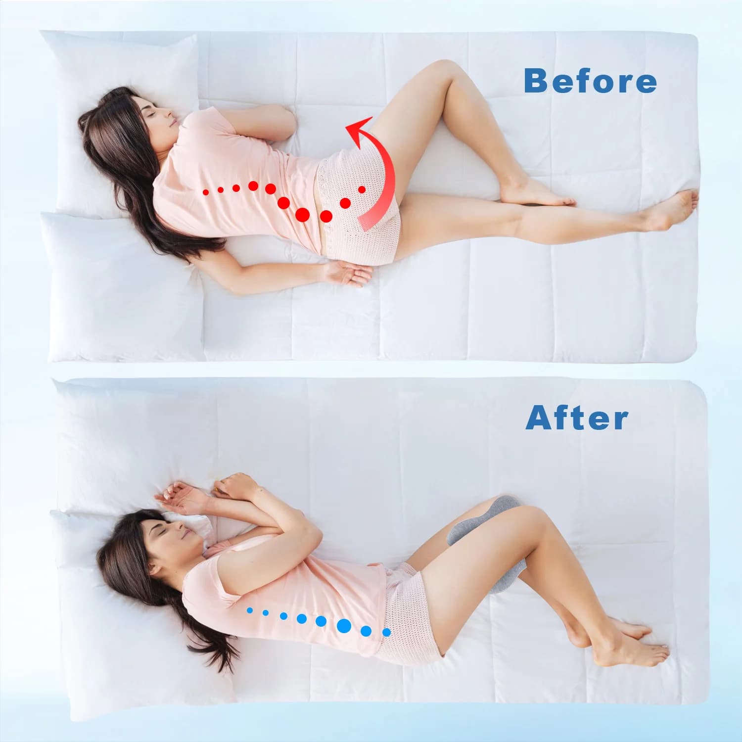 Memory Foam Leg and Knee Pillow