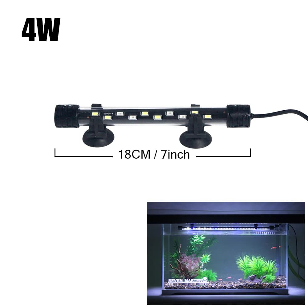 Aquarium Light LED Plant Grow Lamp Waterproof Fish Tank Light 18-58CM Underwater Aquariums Decor Lighting 90-260V 5730chip