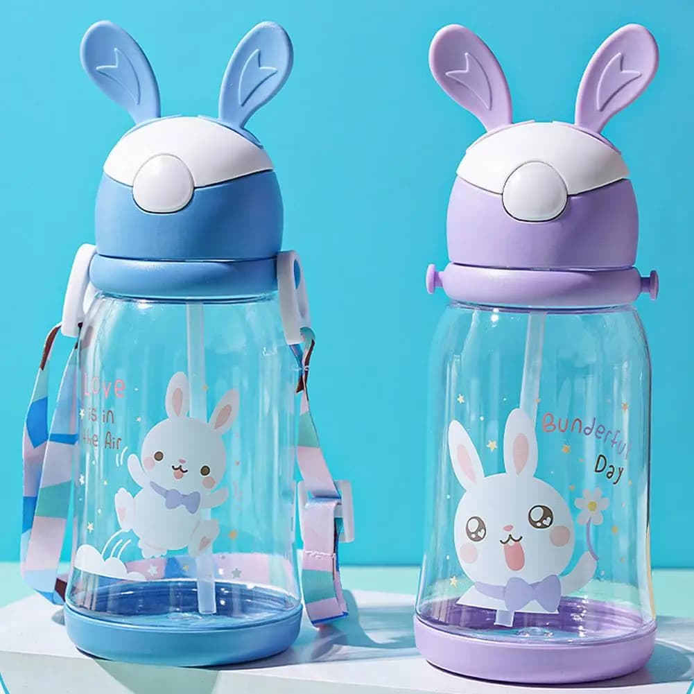 Kids Cartoon Sippy Cup with Straw