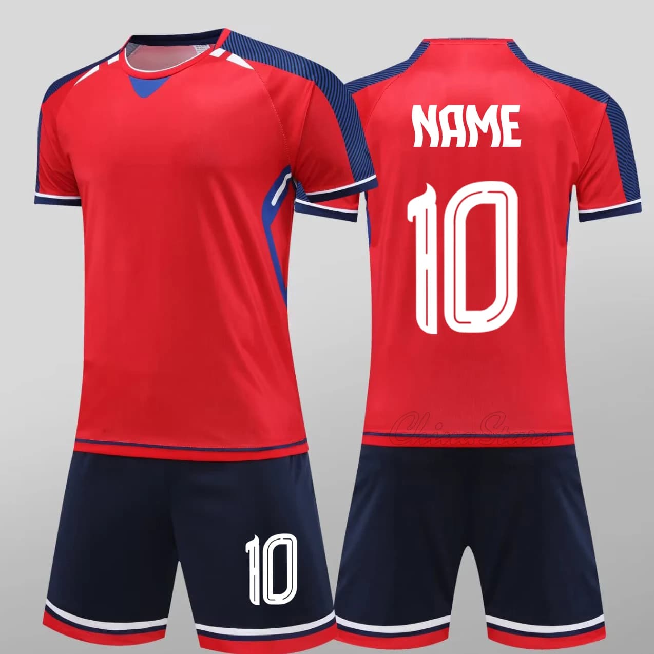 Adult and Kids Soccer Uniform Set