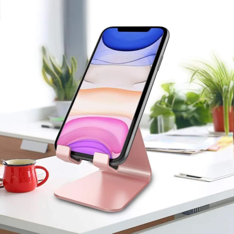 1PC Adjustable Phone Stand - Durable PP material, adjustable angle, compatible with all phones - Hands-free