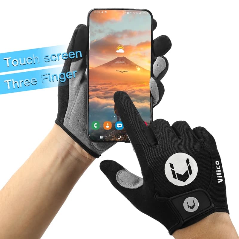 Touchscreen Cycling Gloves for Road and Mountain Bikes