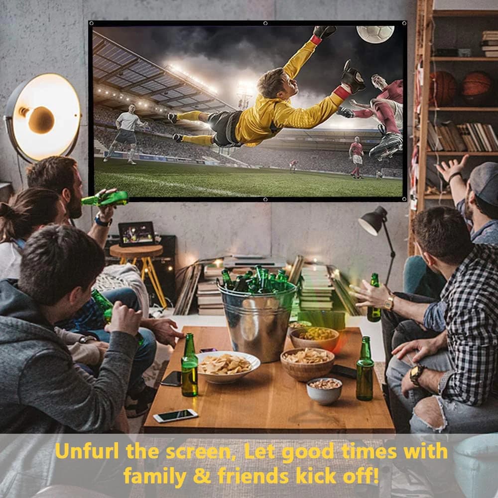 Portable Foldable Projector Screen 72-150 Inch