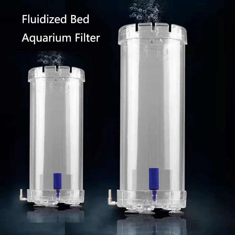 Fluidized Bed Aquarium Filter With Bio Media