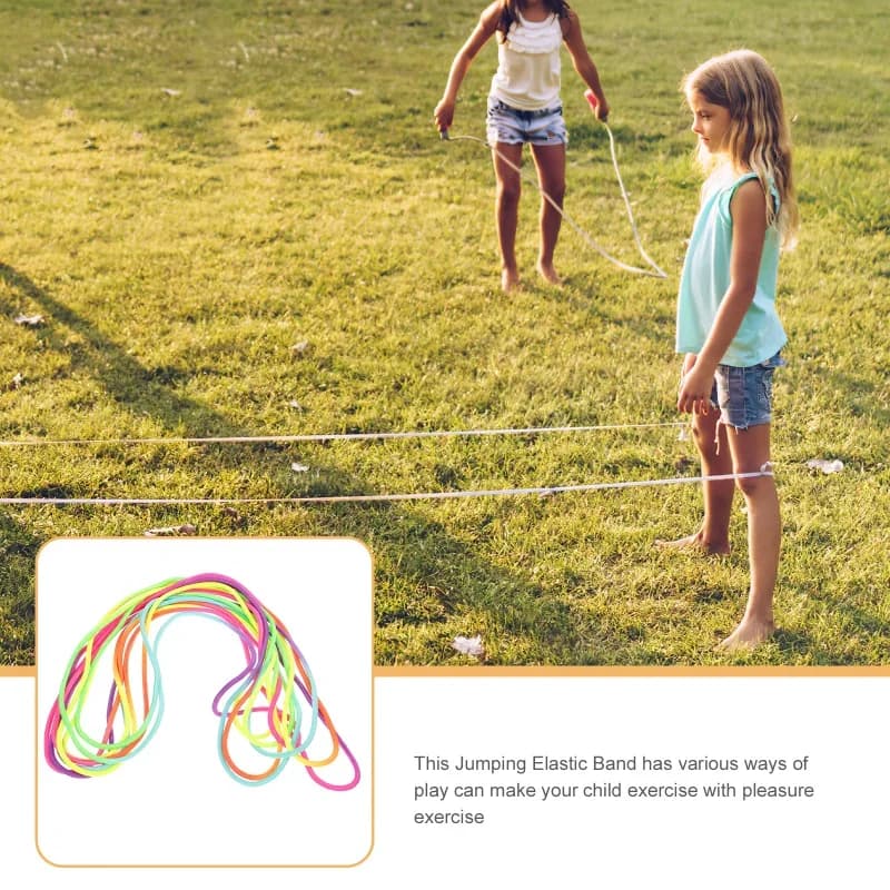 Rainbow Elastic Jump Rope