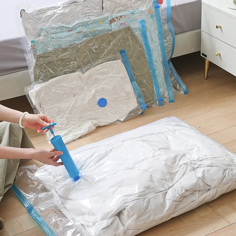 Vacuum Storage Bags for Clothes & Bedding