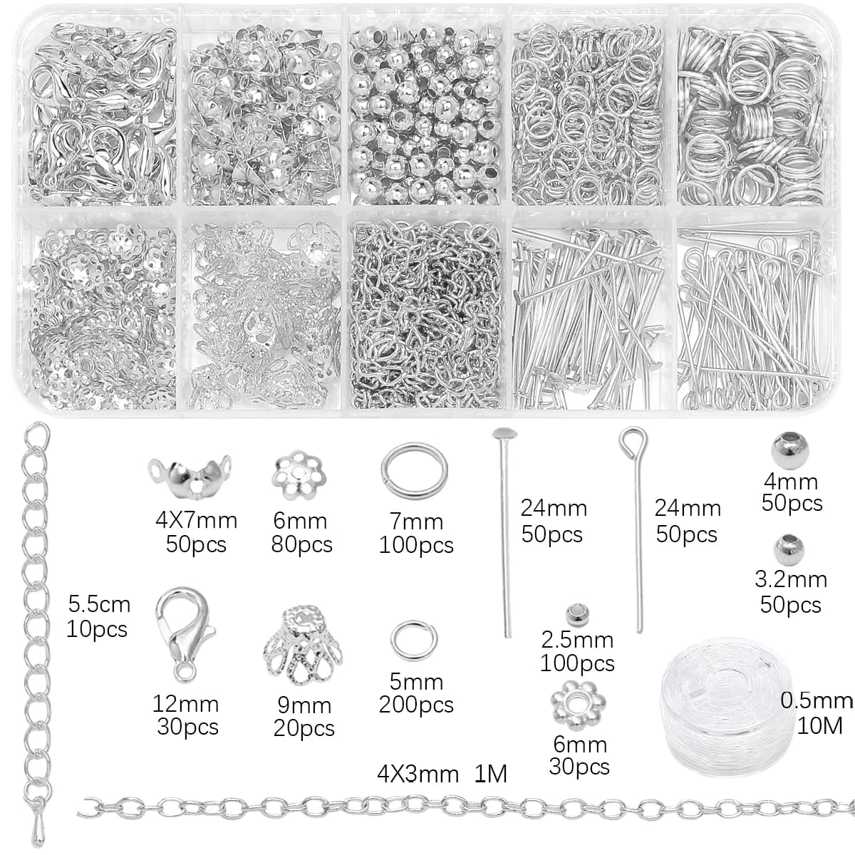 Jewelry Making Starter Kit With Beads