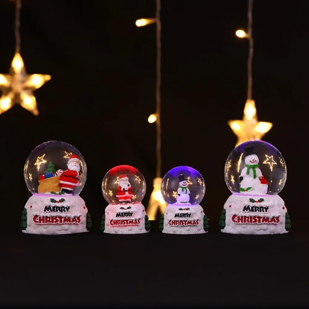 Luminous Crystal Ball Christmas Ornament