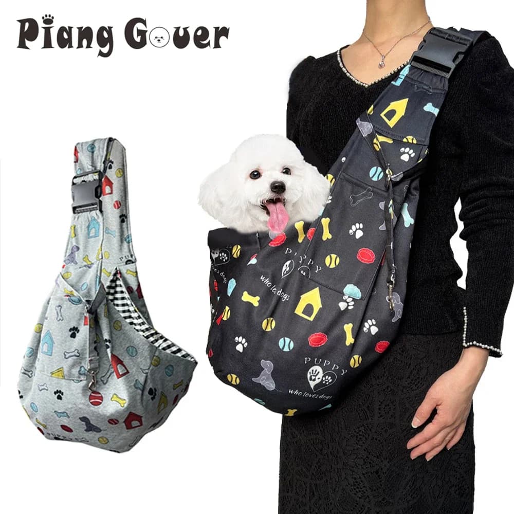Cartoon Pet Carrier Crossbody Bag