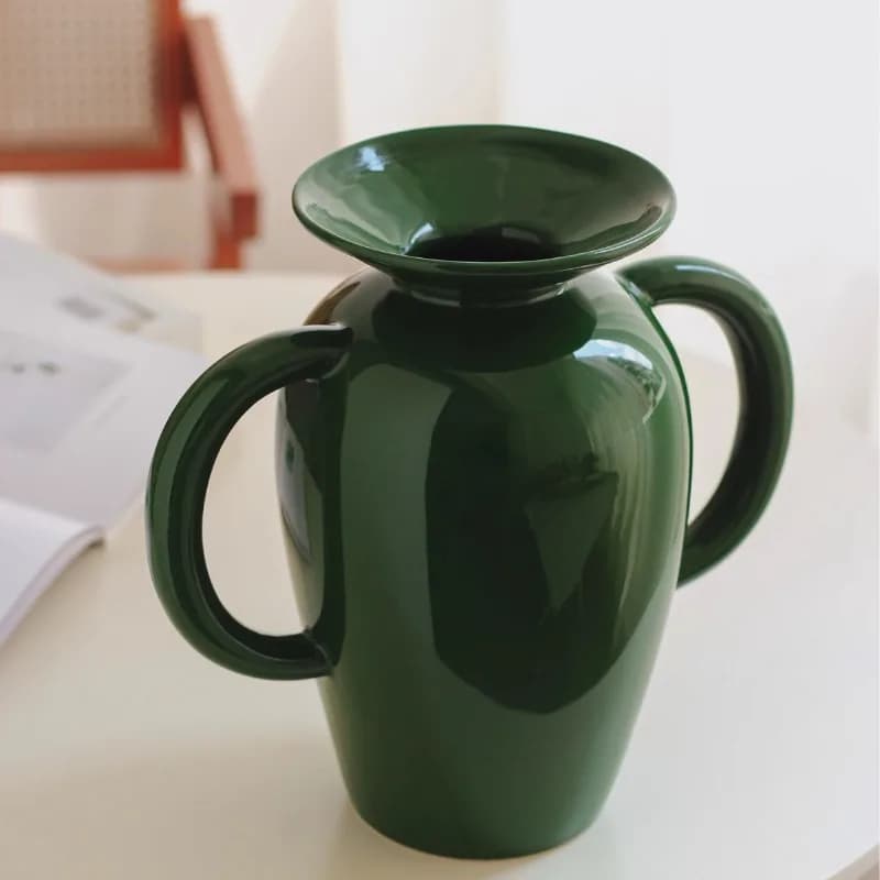 Ceramic Flower Vase Nordic Retro Design