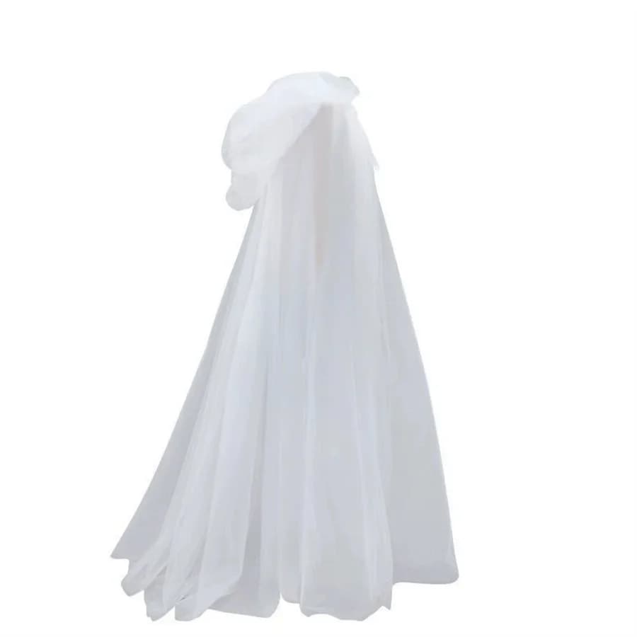 Halloween Ghost Costume Hooded Cloak Long Dress