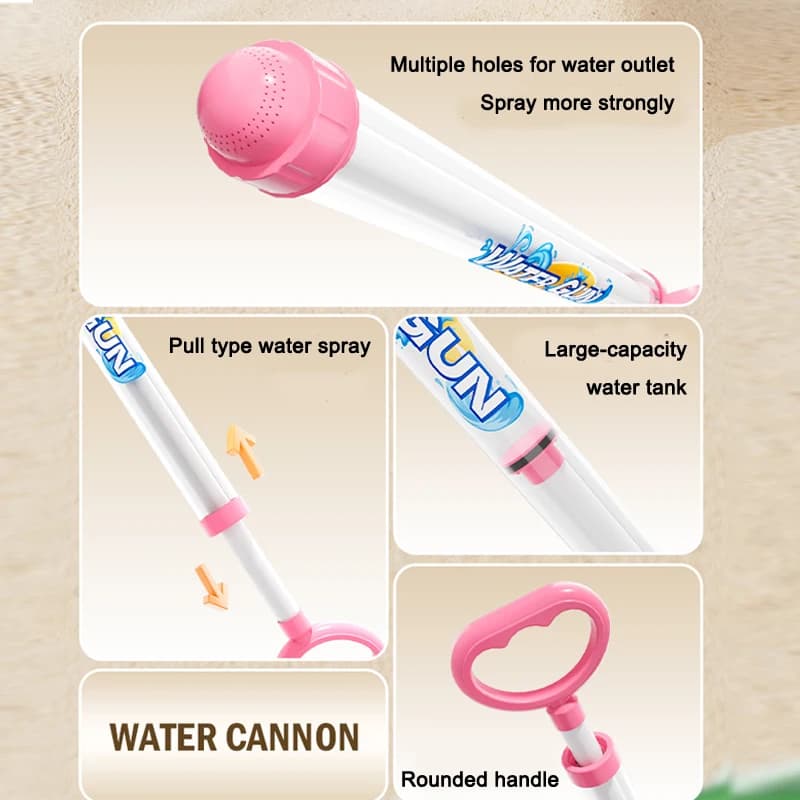 Water Gun Pull-Out Blaster Soaker