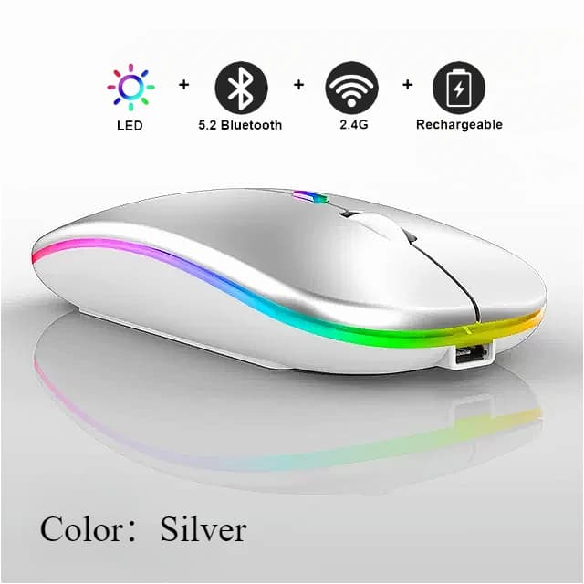 Wireless Bluetooth Rechargeable Gaming Mouse