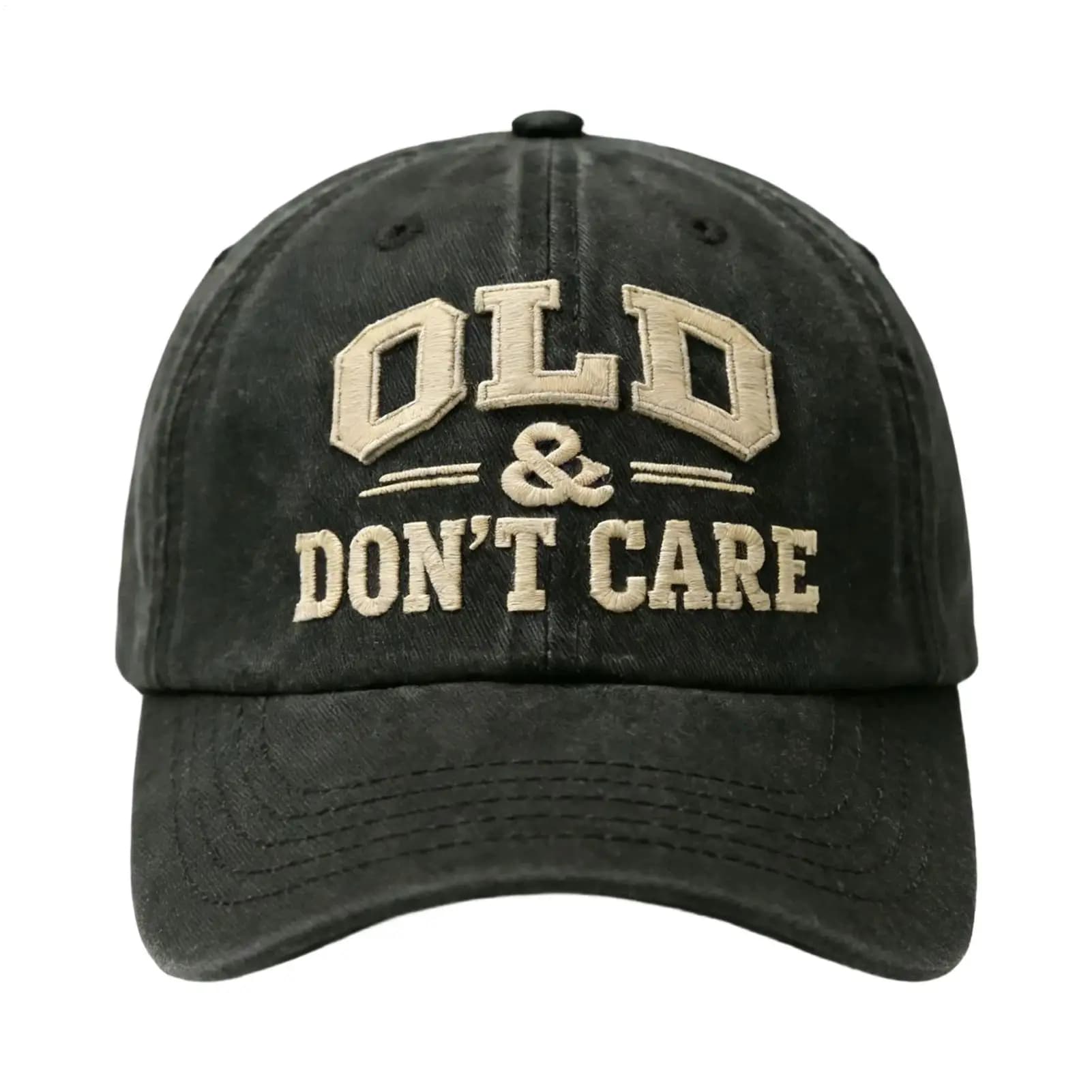 Don't Care Embroidered Vintage Baseball Cap