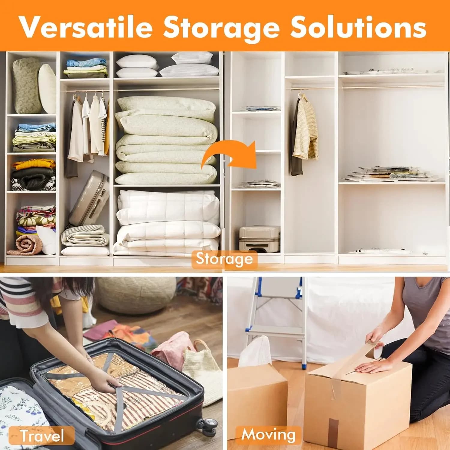 Vacuum Storage Bags Combo Set 20 Pack