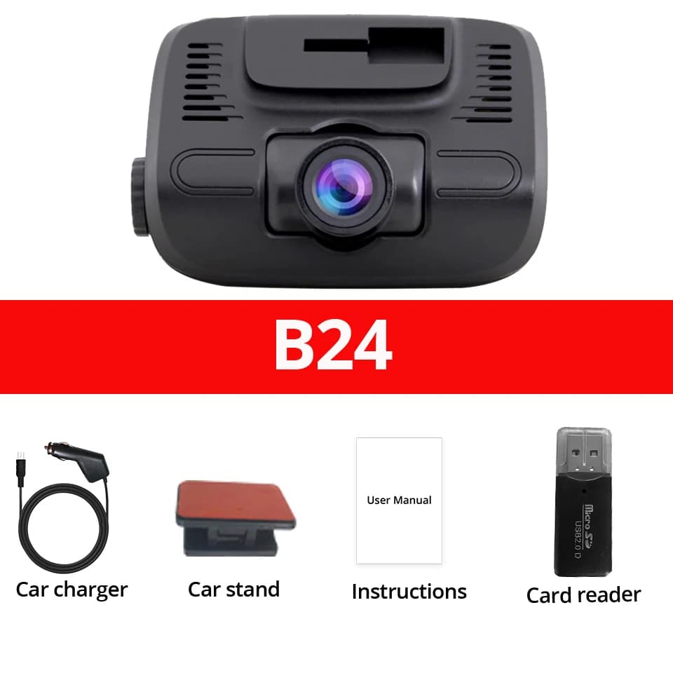 Dash Cam 1080P HD Small Screen Front Video Single Lens Recorder HD Night Vision Loop Recording G-Sensor Car Video Recorder