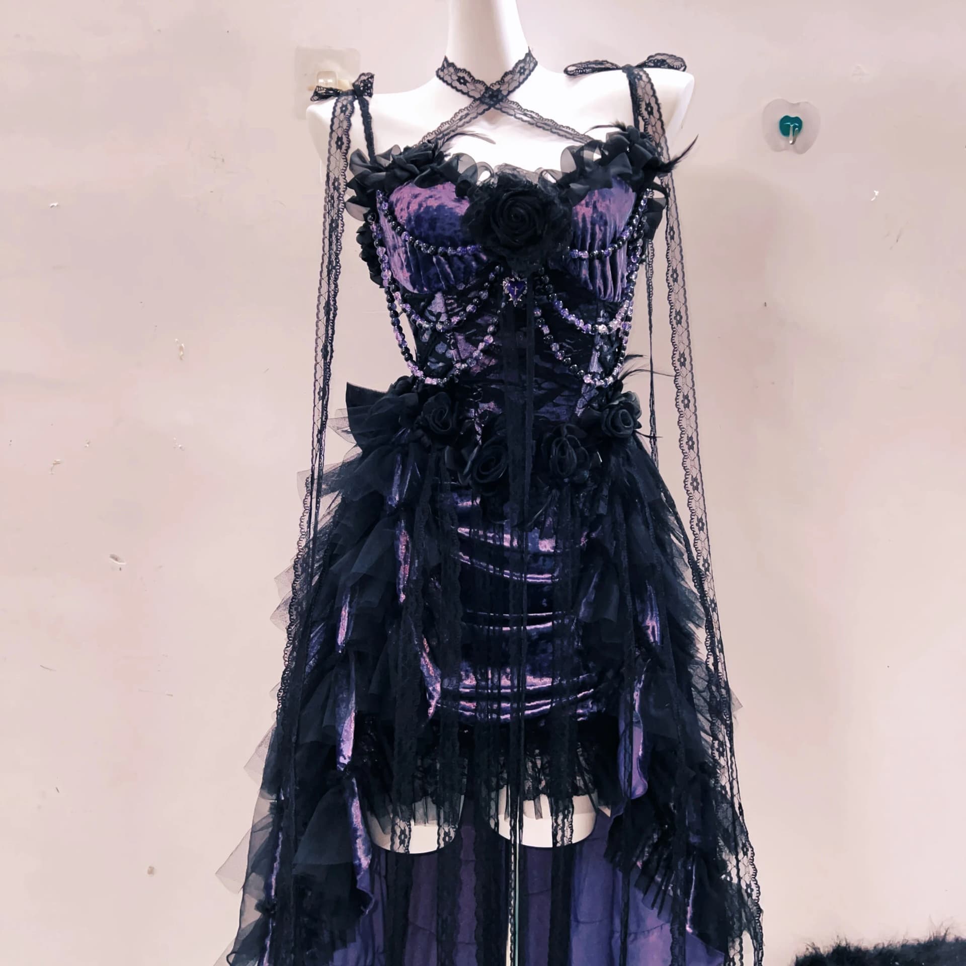 Y2K Gothic Formal Dress