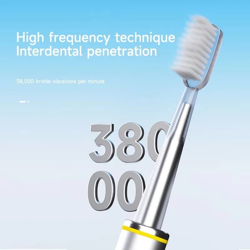 Electric Toothbrush Mental Thin Brush Body Specially for Women Pure Wisdom Beauty Soft DuPont Bristle