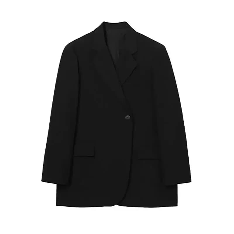 Black Oversized Blazer Jacket for Women