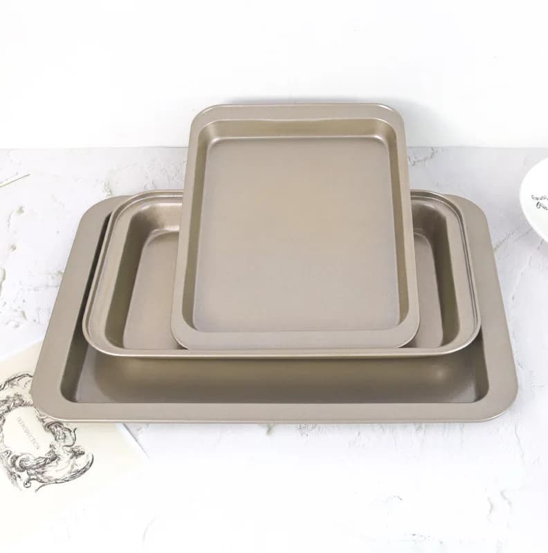 Stainless Steel Rectangular Baking Sheet Pan