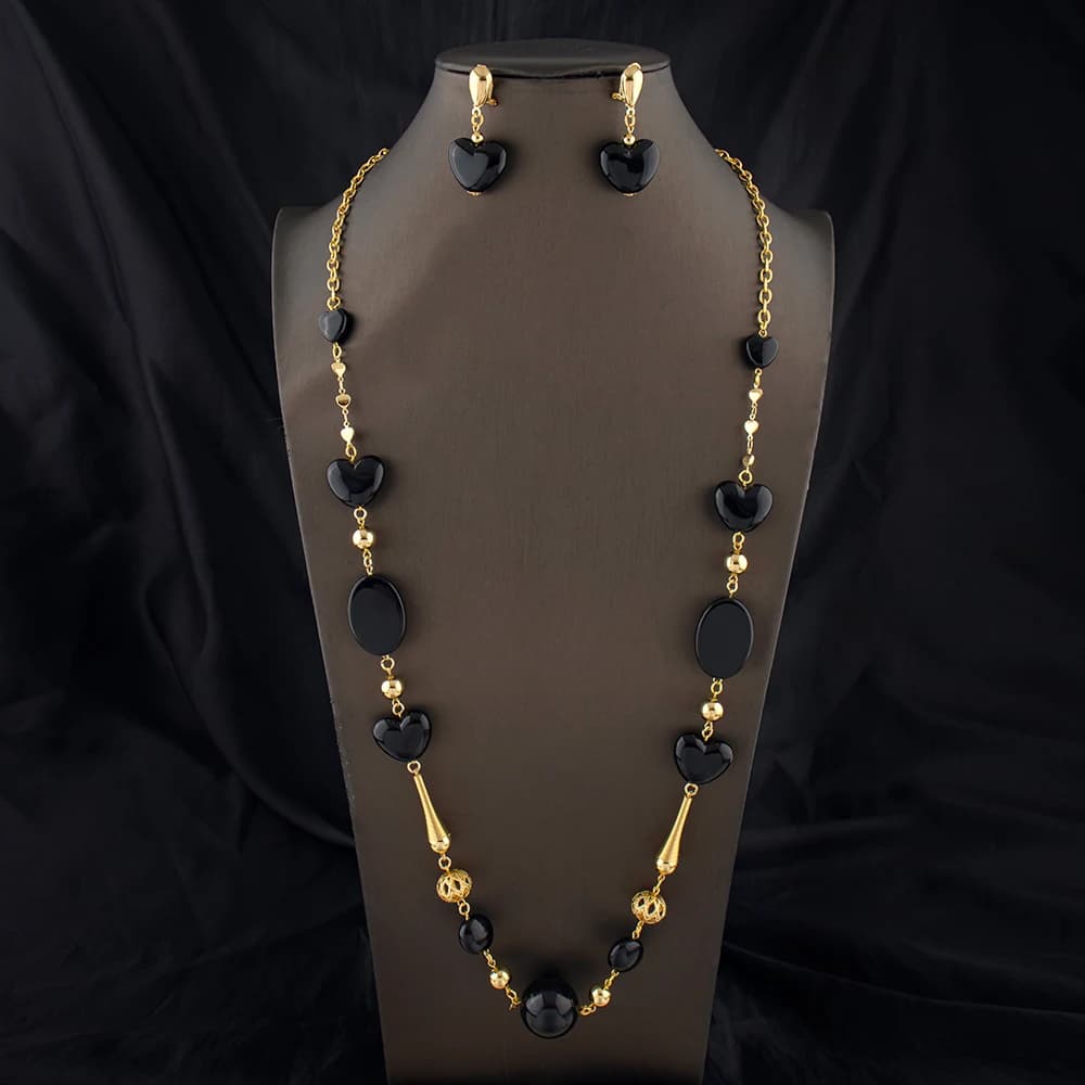 Jewelry and Accessory Sets Elegant Women's Set Brazilian Jewelry Set High Quality Agate Jewelry Gifts for Nigerian African Women
