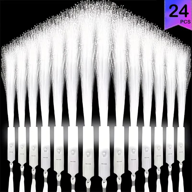 White LED Glow Sticks Bulk Pack