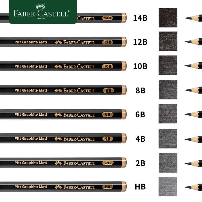 Graphite Sketch Pencils Set