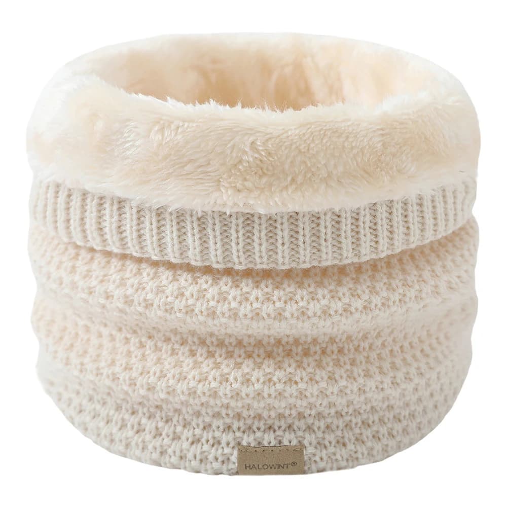 Knitted Brushed Ring Scarf