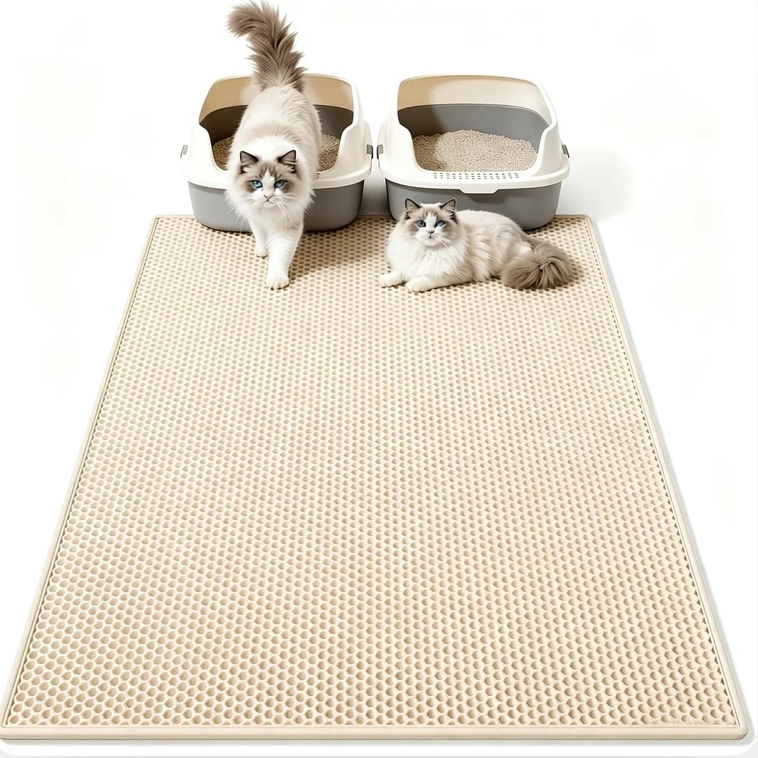 Honeycomb Double Layer Cat Litter Mat