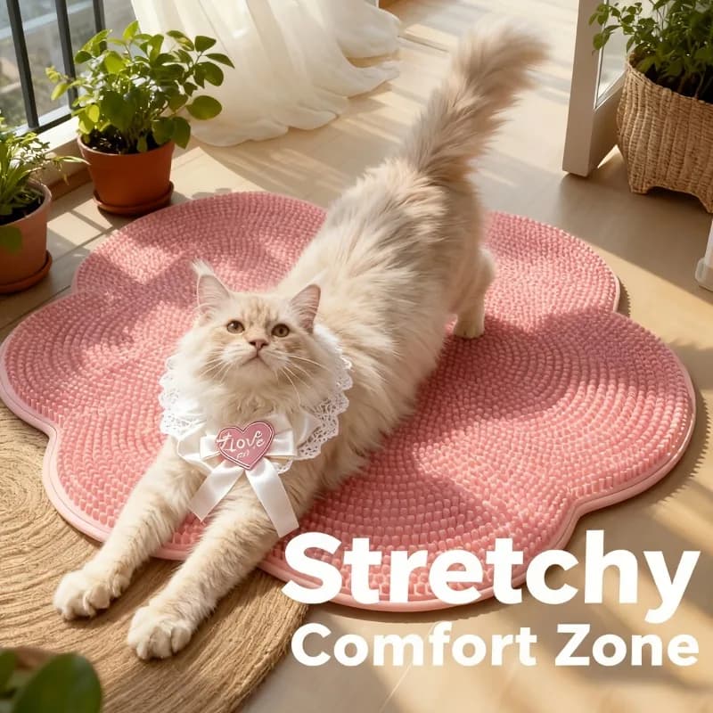 2-in-1 Cat Grooming Brush Mat and Pet Bed