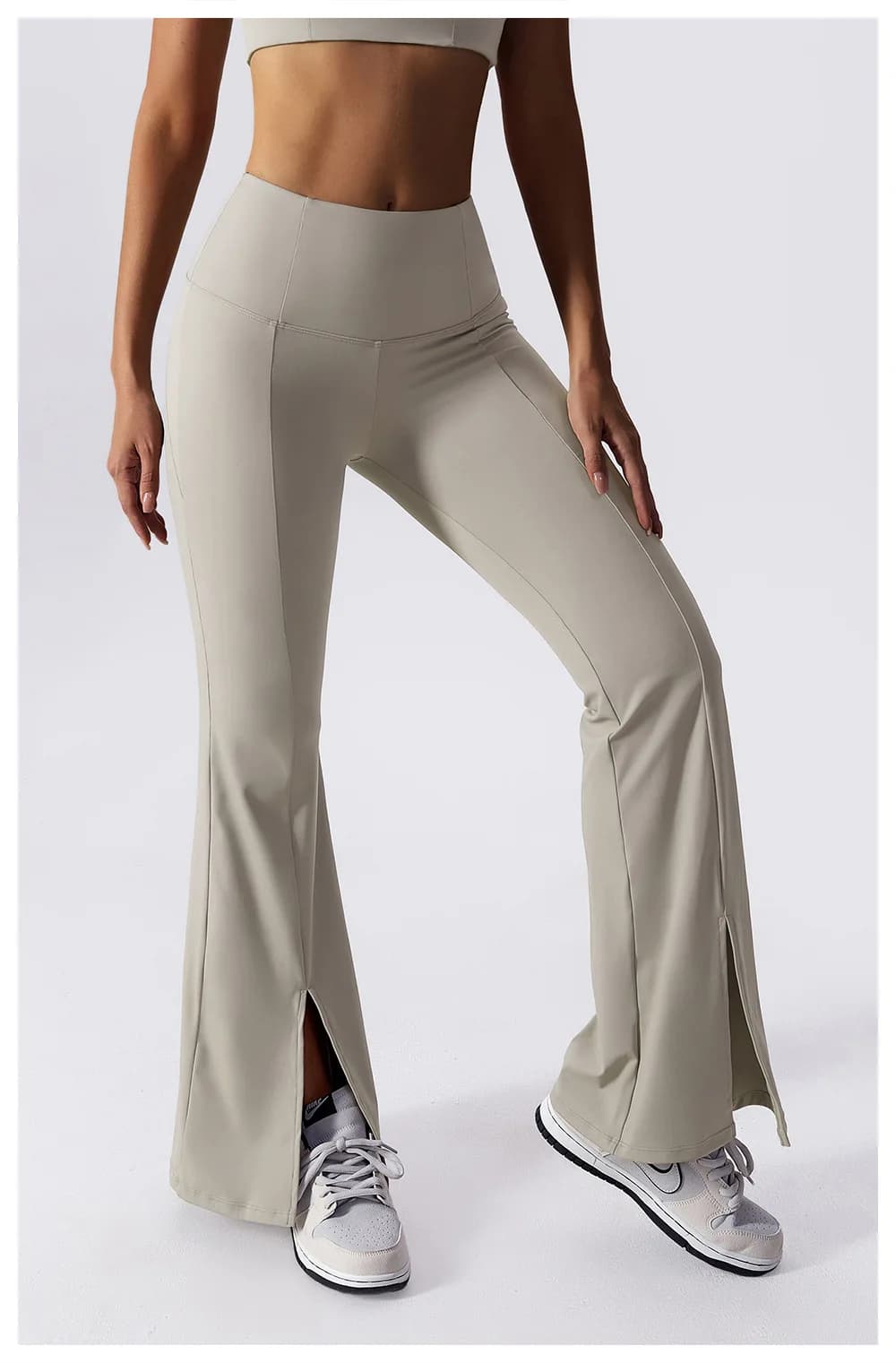 Women's High-Waist Bell-Bottom Yoga Pants