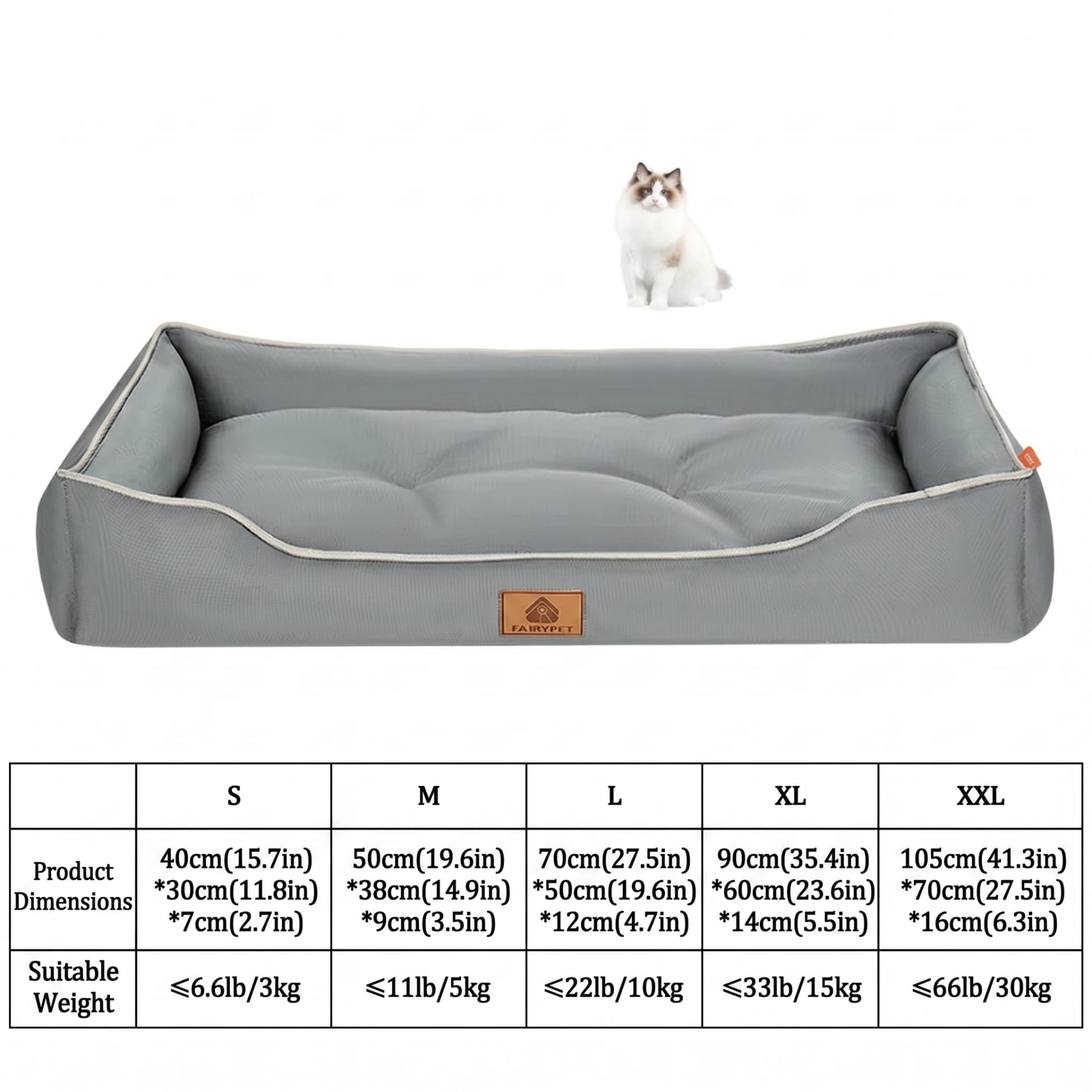 Extra Thick Supportive Dog Bed for Large Dogs