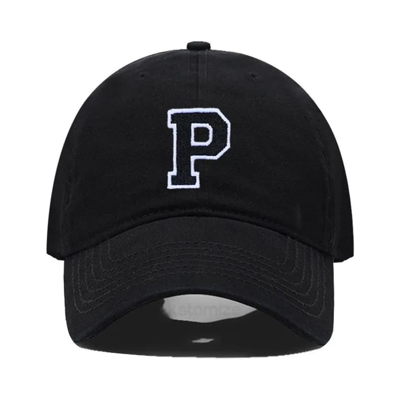 Embroidered Initial Baseball Cap