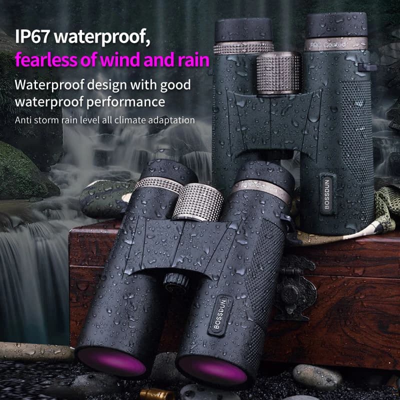Professional HD Binoculars 12x42 Waterproof BAK4