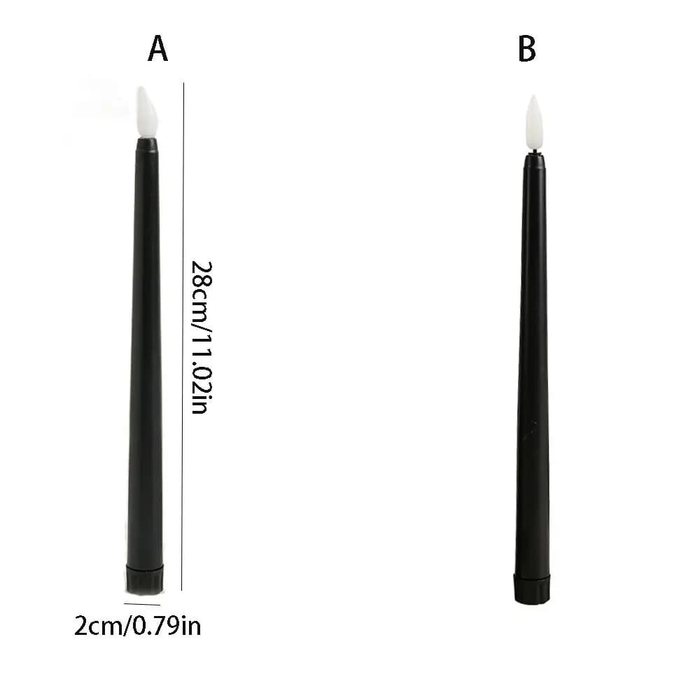 LED Flickering Taper Candles