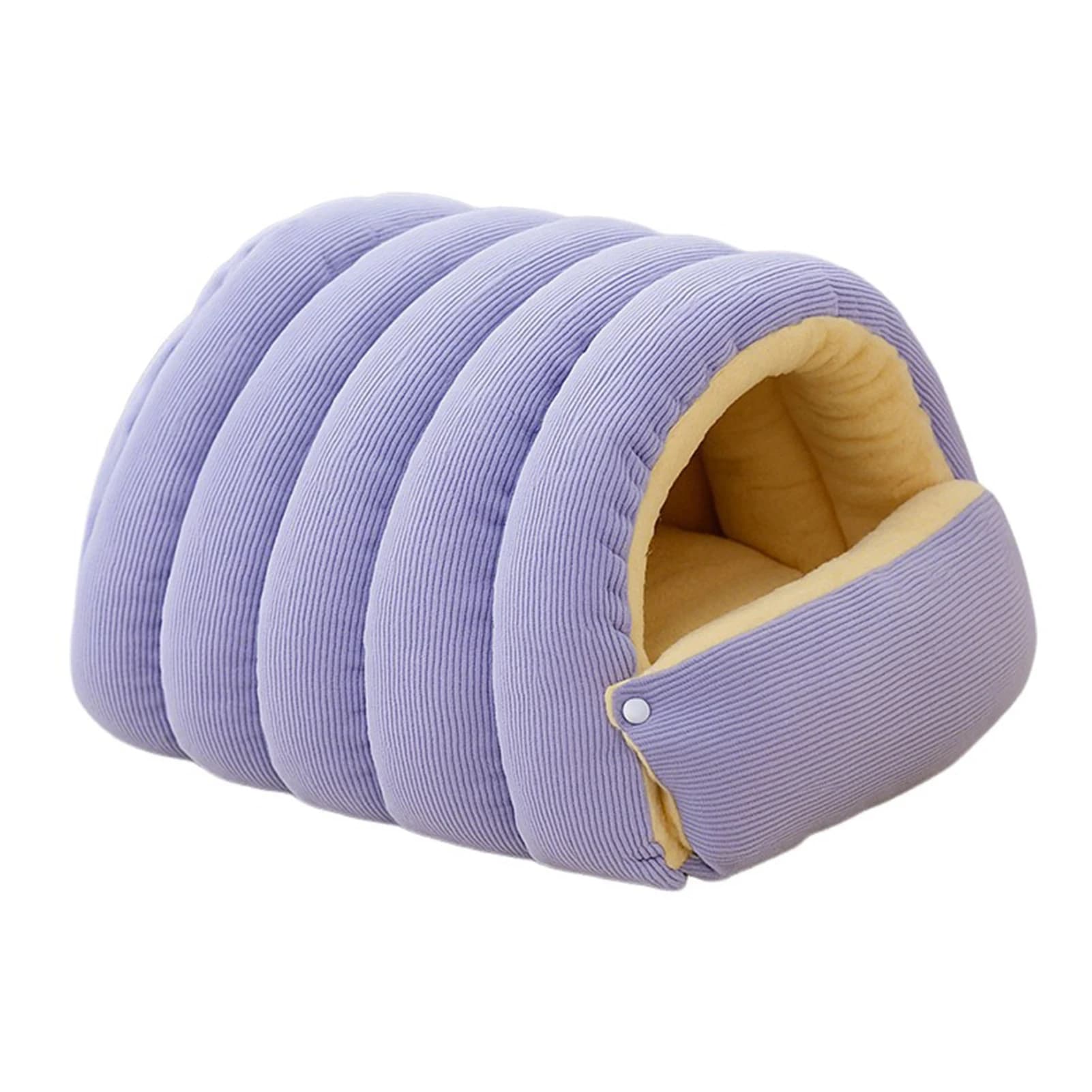 Removable Plush Pet Cave Bed