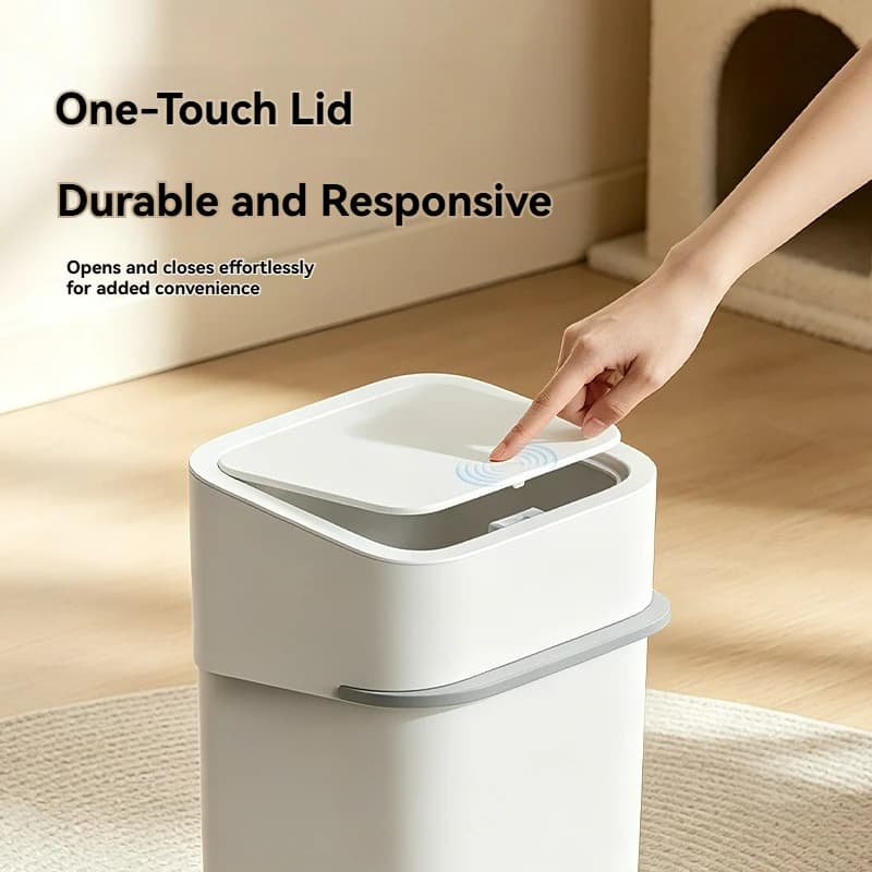 Layered Cat Litter Box with Waste Scoop