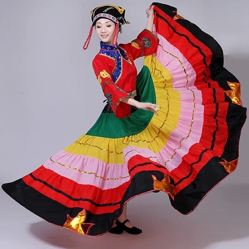 Mongolian Dance Practice Skirt