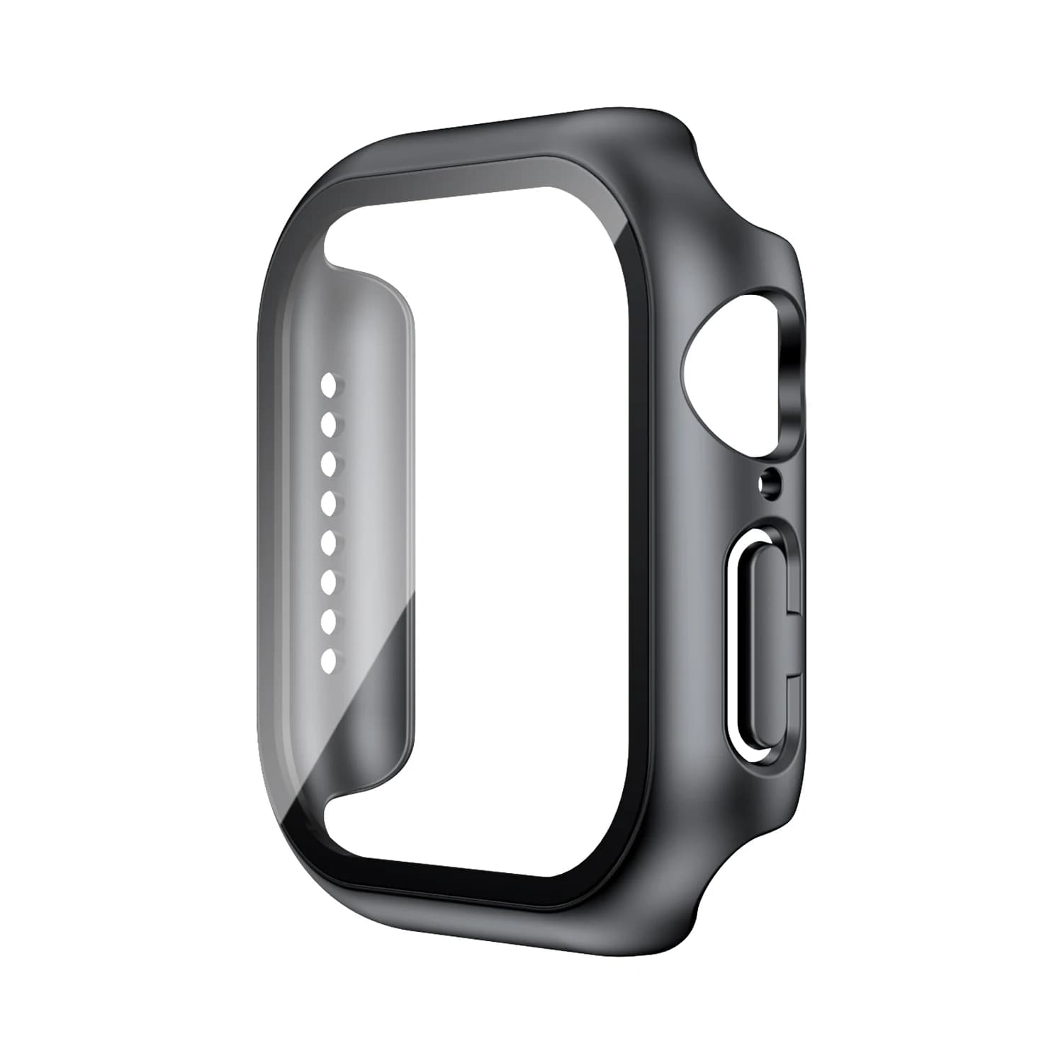 Tempered Glass+Case For Apple Watch 38mm 40mm 41mm 42mm 44mm 45mm 46mm Screen Protector Protective Cover iWatch 10 8 7 9 6 SE 5