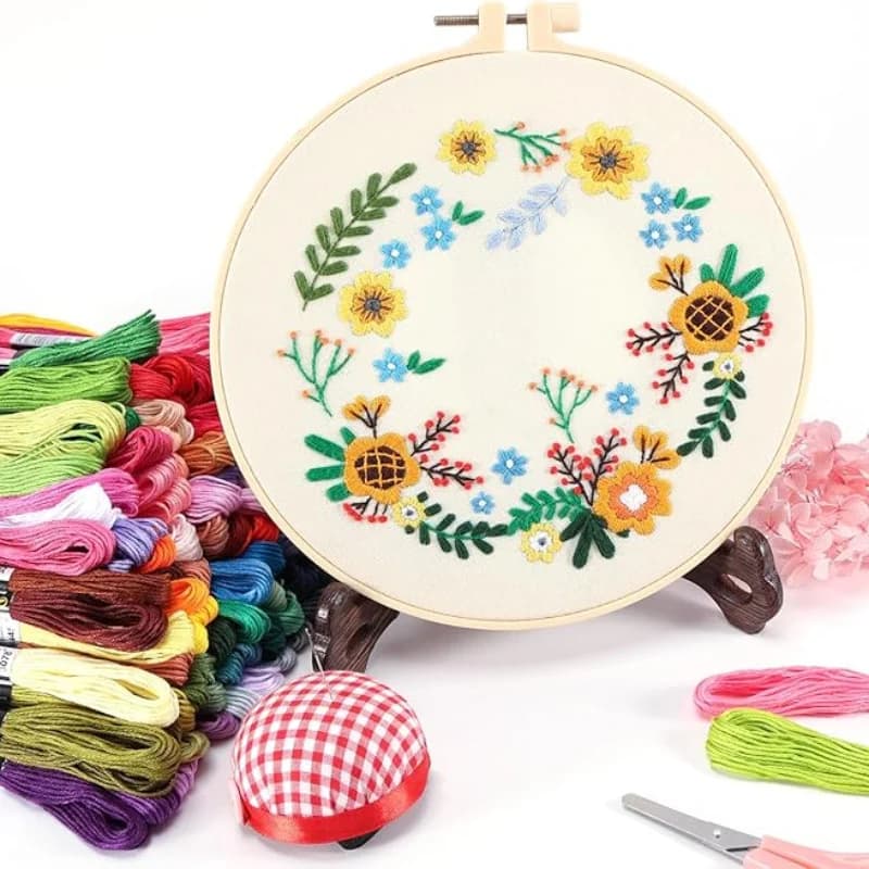 Cross Stitch Embroidery Floss 50-Color Set