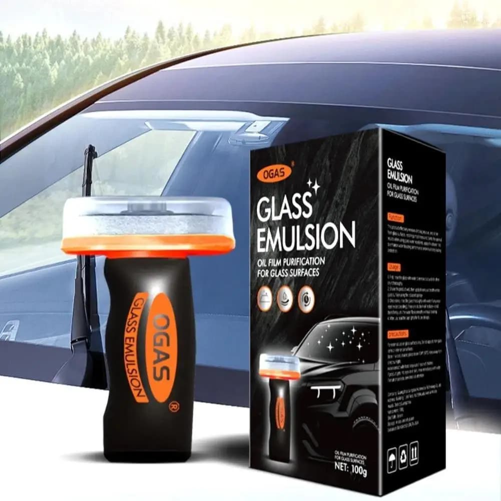 Car Windshield Cleaner Removes Glass Oil Film Remover Dirt Car Window Glass Cleaner Auto Glass Sponge Cleaning Brush