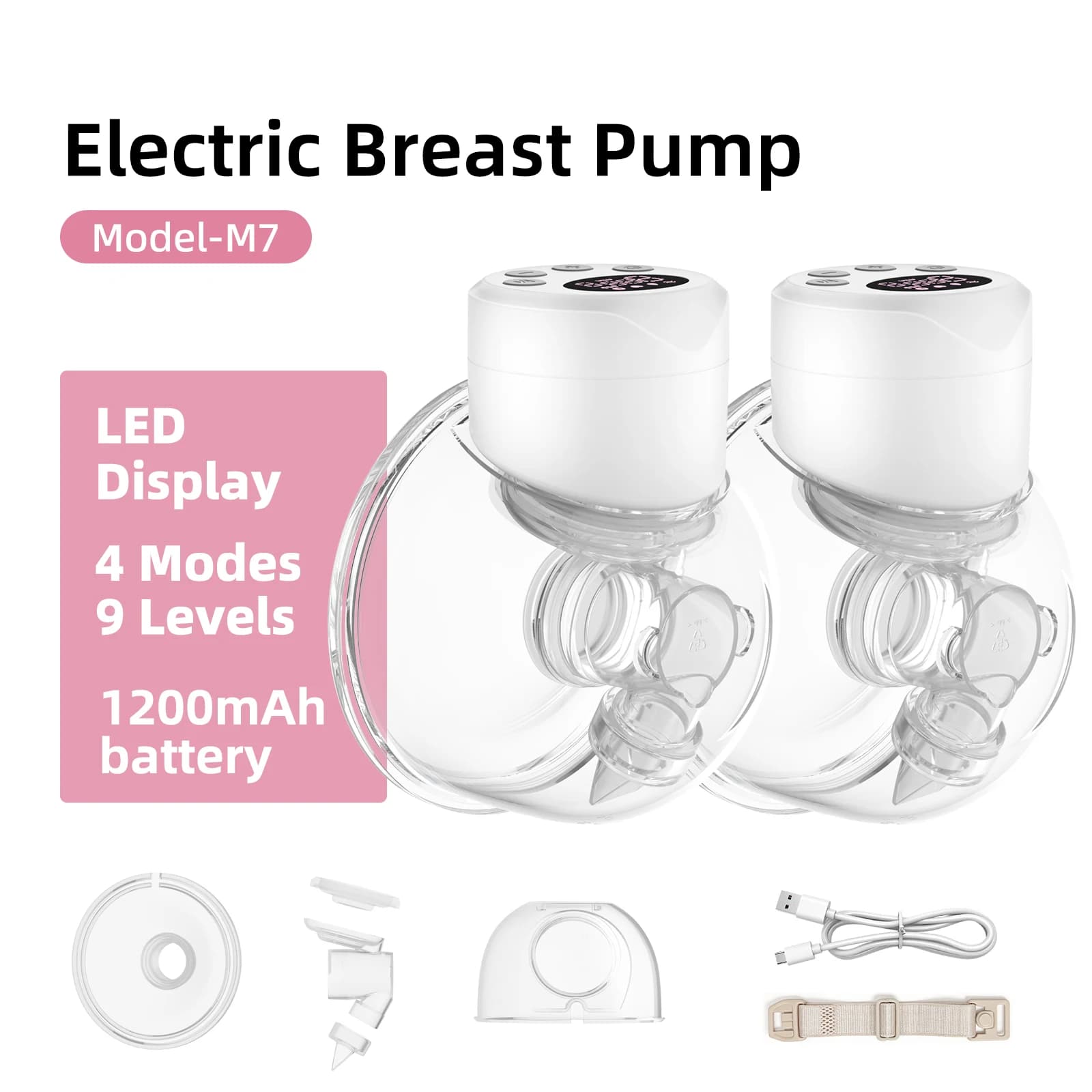 Hands-Free Wearable Breast Pump