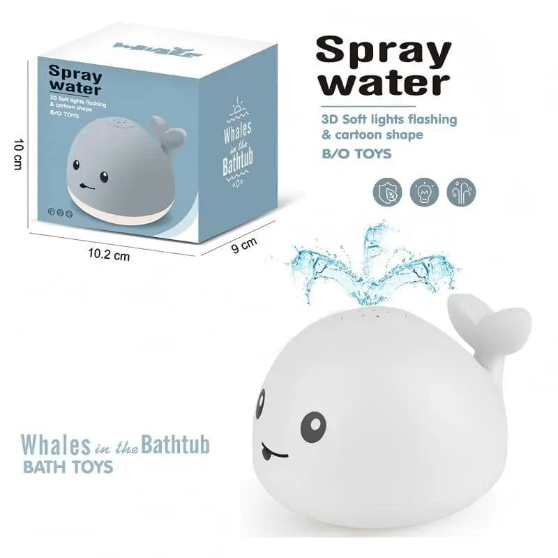 Baby Bath Toys,Toddler Bath Toys for Kids,Sensing Water-Spraying Luminous Whale, Pool Bathtub Shower Basin Baby Toy Infant Gifts