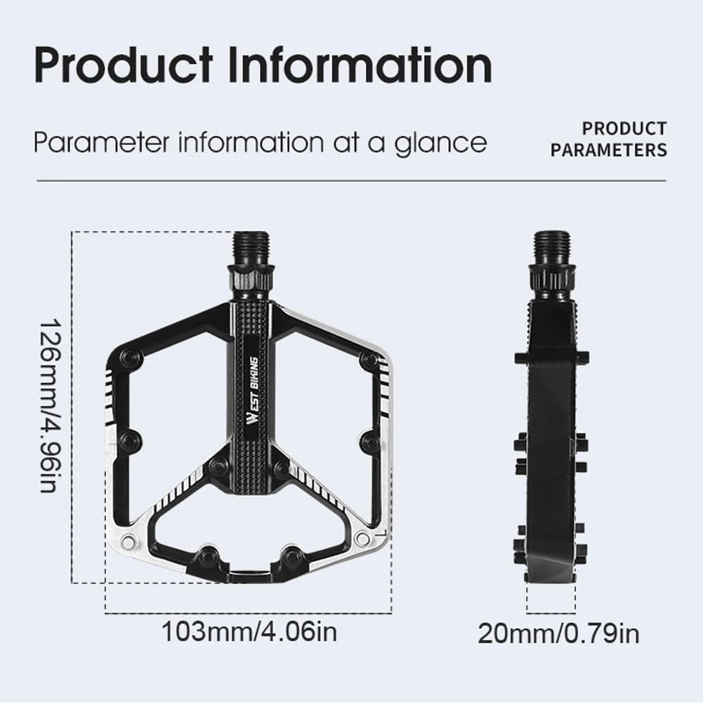 Aluminum Alloy Bike Pedals