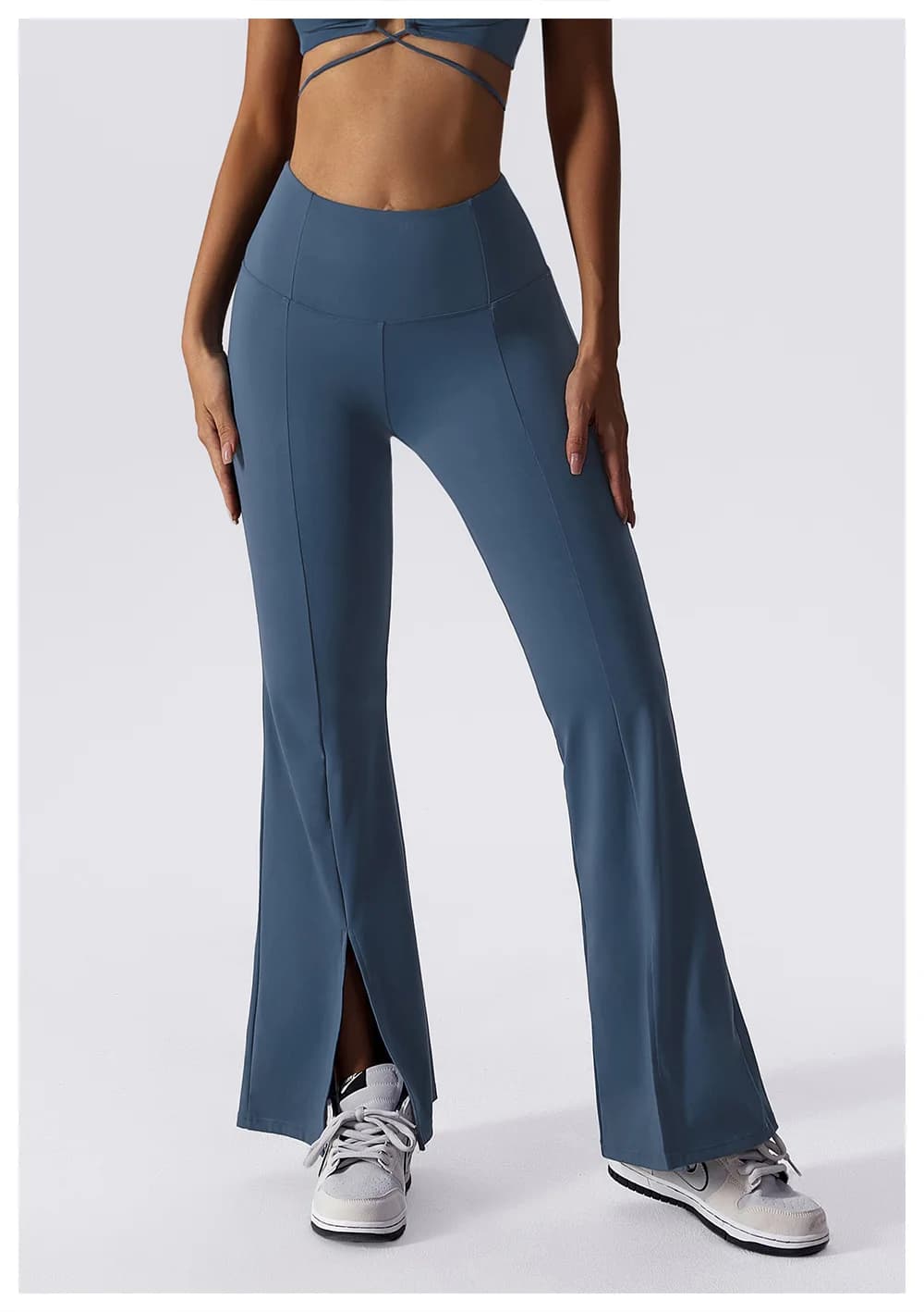 Women's High-Waist Bell-Bottom Yoga Pants