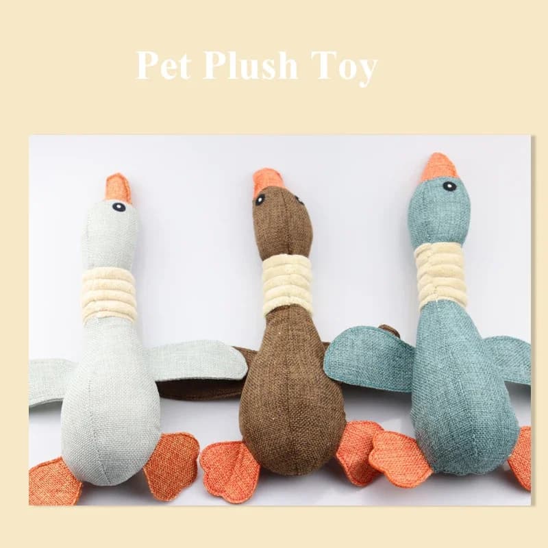 Plush toys and pet supplies are suitable for all puppies who can squeak funny and durable chew toys and pet supplies