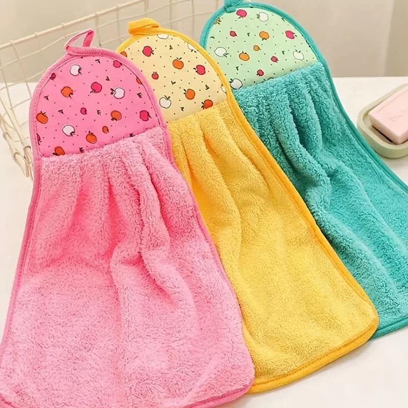 Microfiber Hand Towels with Loops