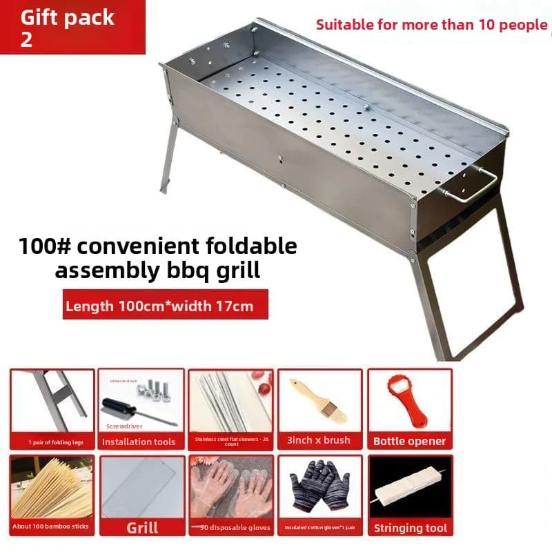 Charcoal Folding Outdoor Grill