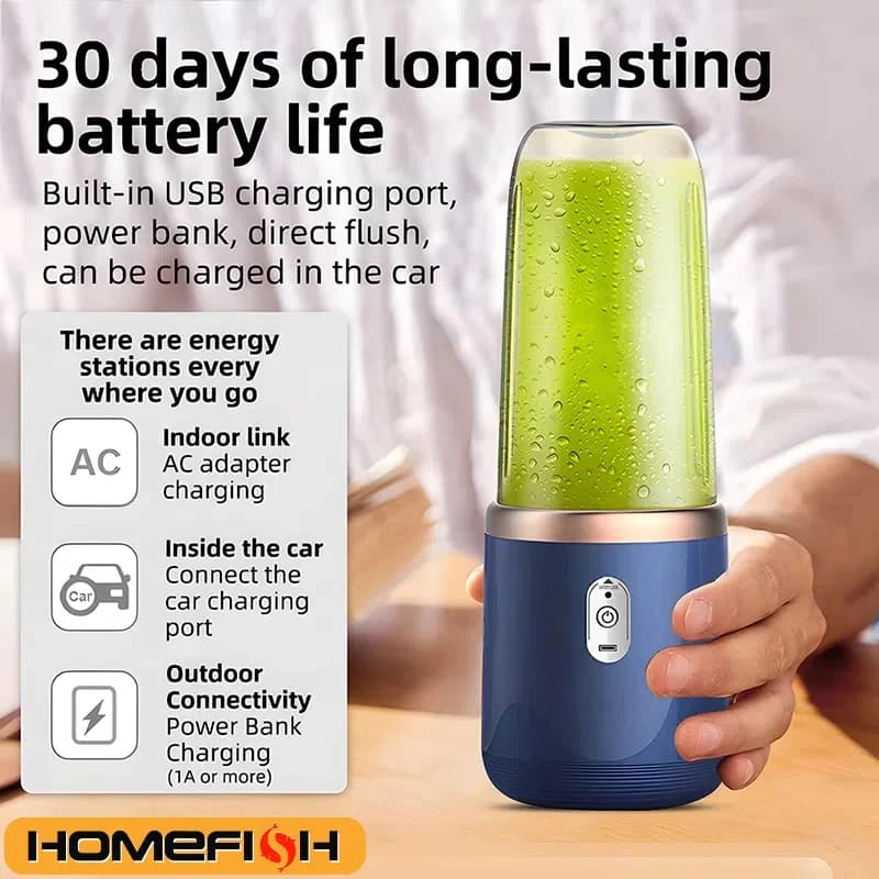 Portable Electric Blender Bottle